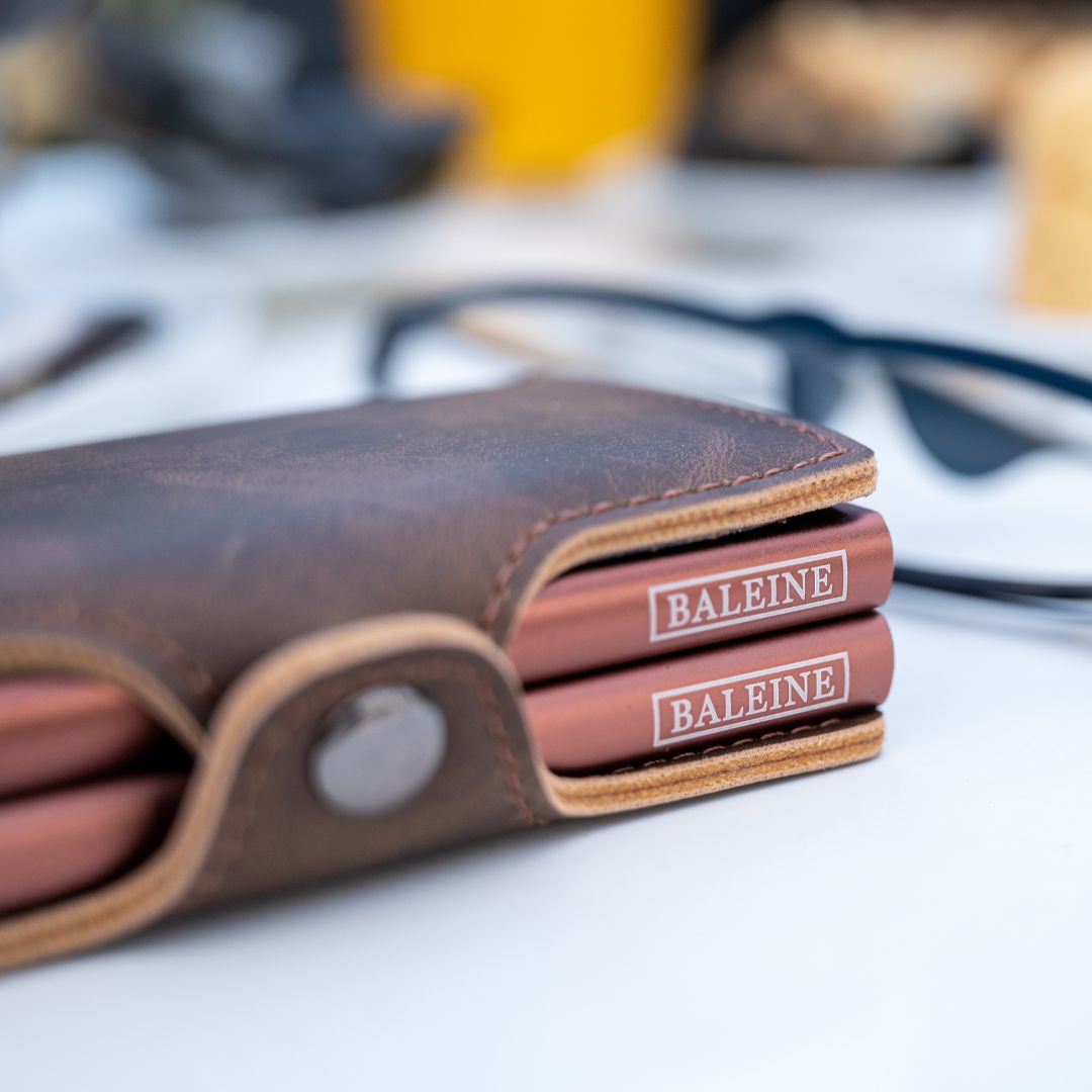 Double Kansas Leather - Pard Brown