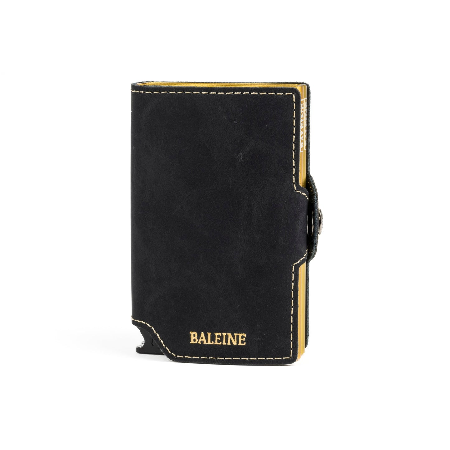 Double Kansas Leather - Golden Black