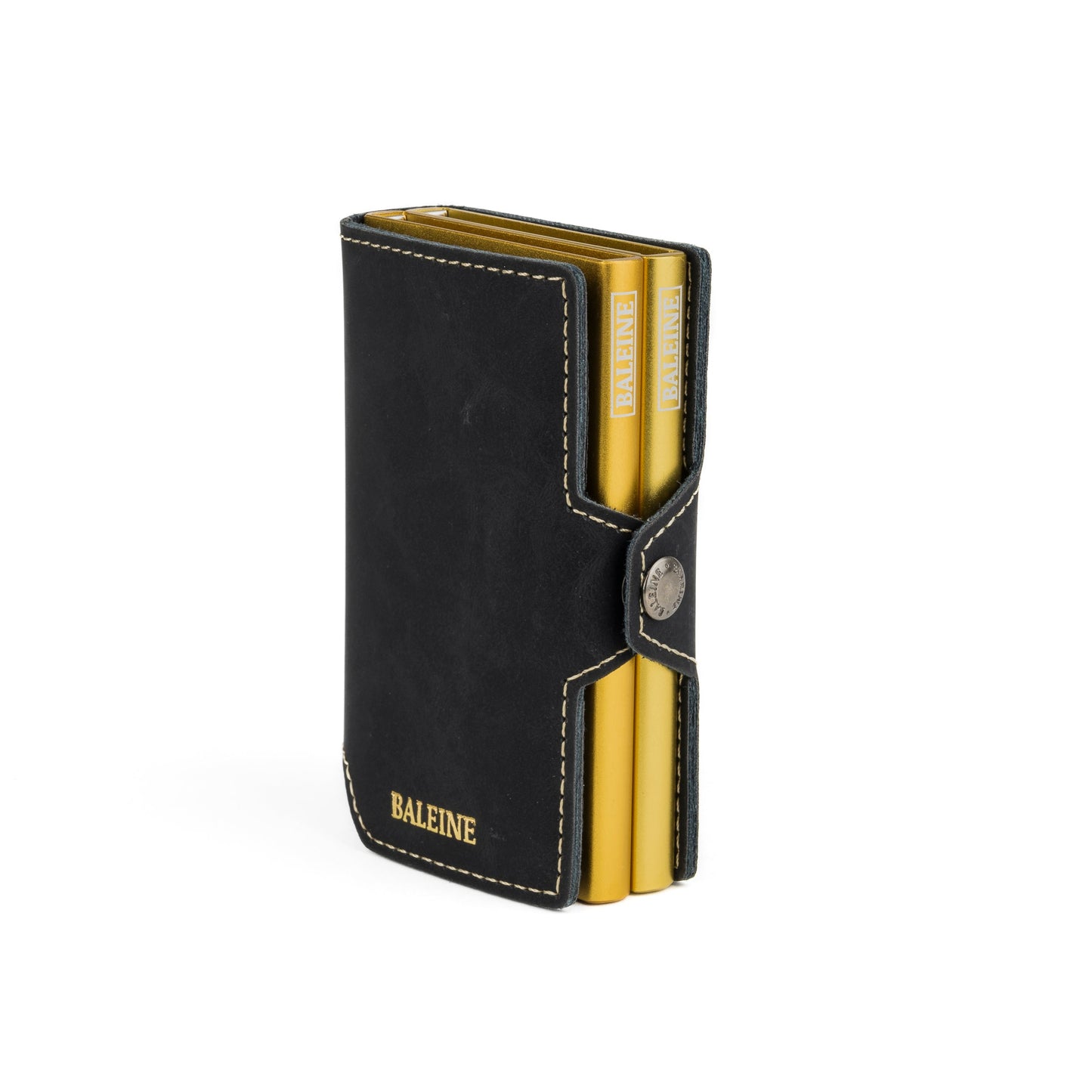 Double Kansas Leather - Golden Black