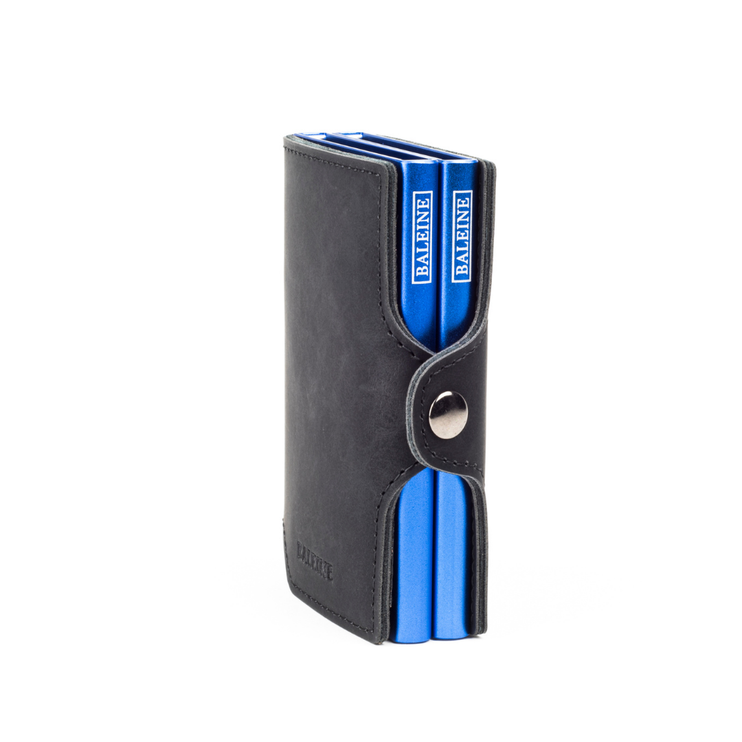 Double Kansas Leather - Dark Blue
