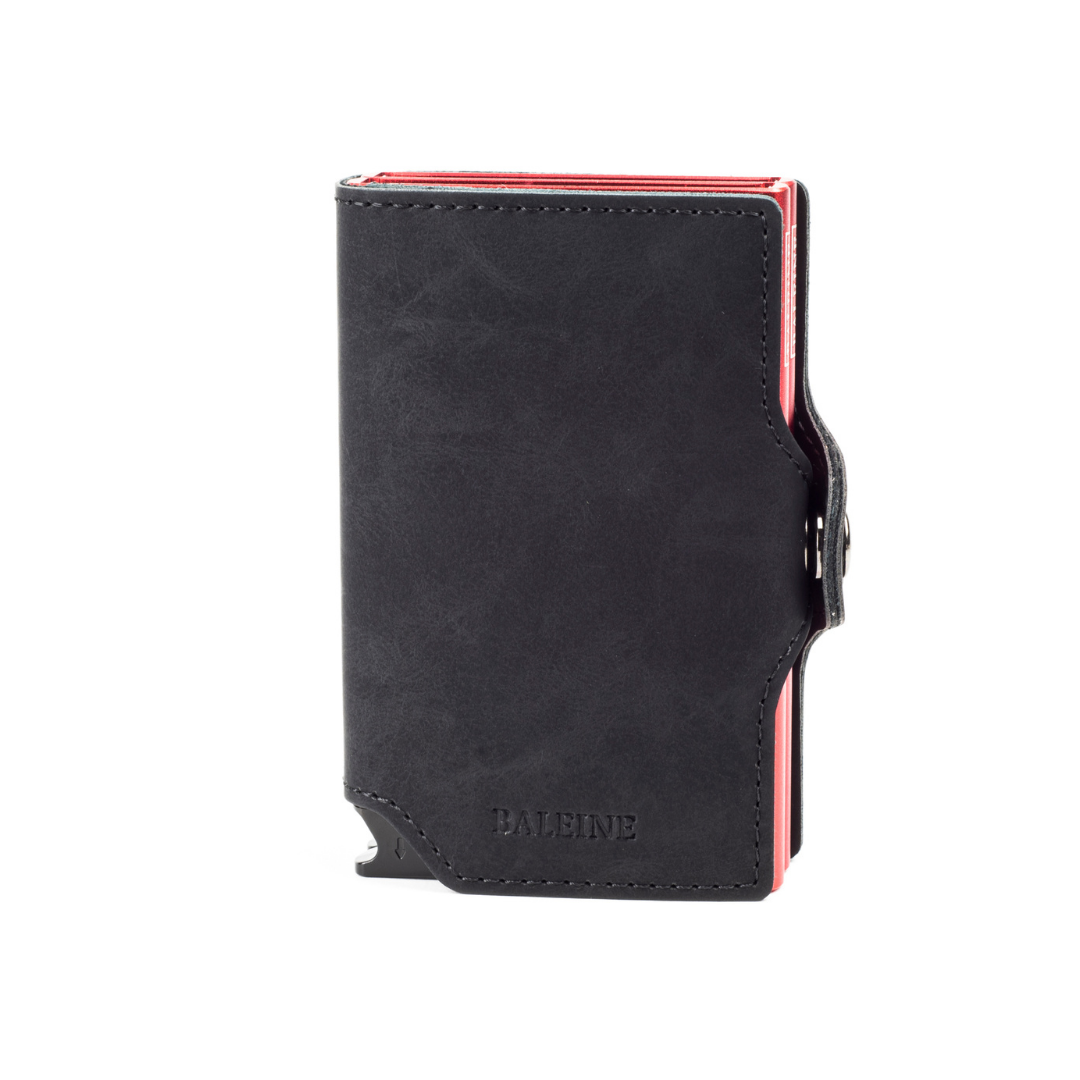 Double Kansas Leather - Dark Red