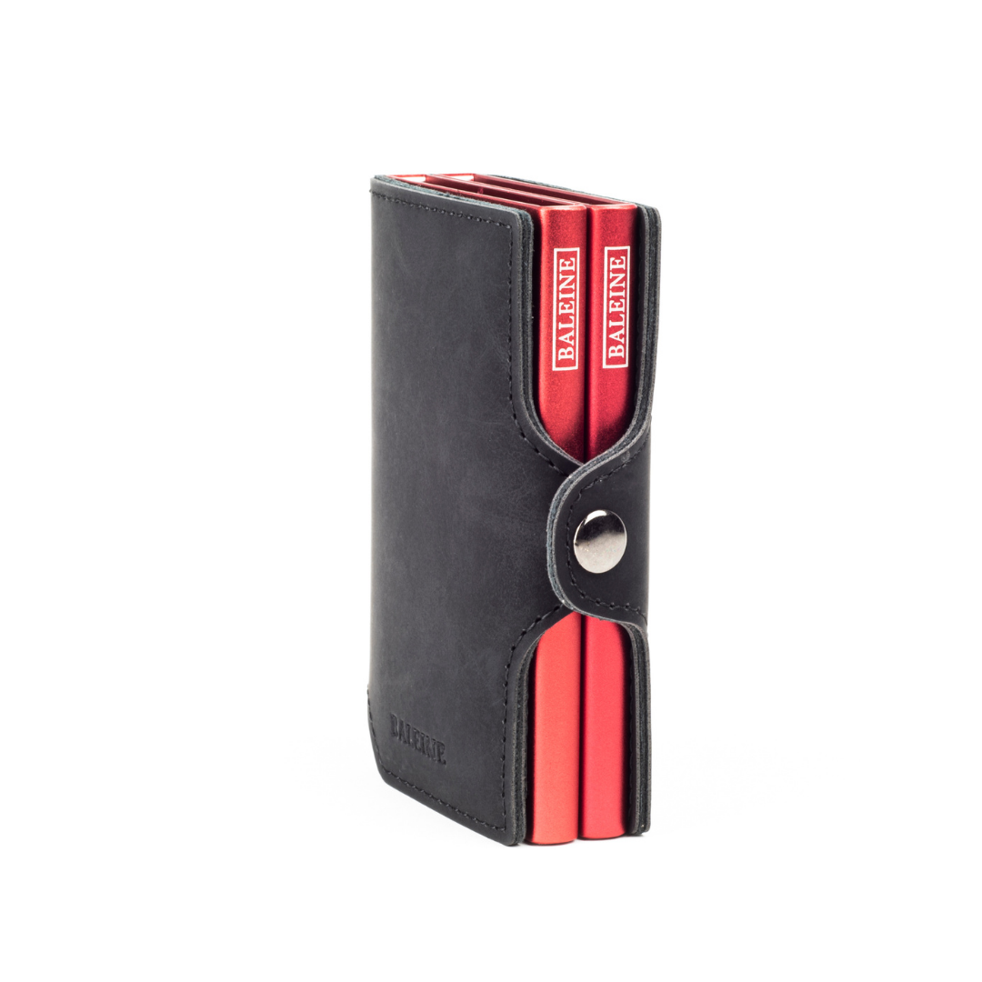 Double Kansas Leather - Dark Red
