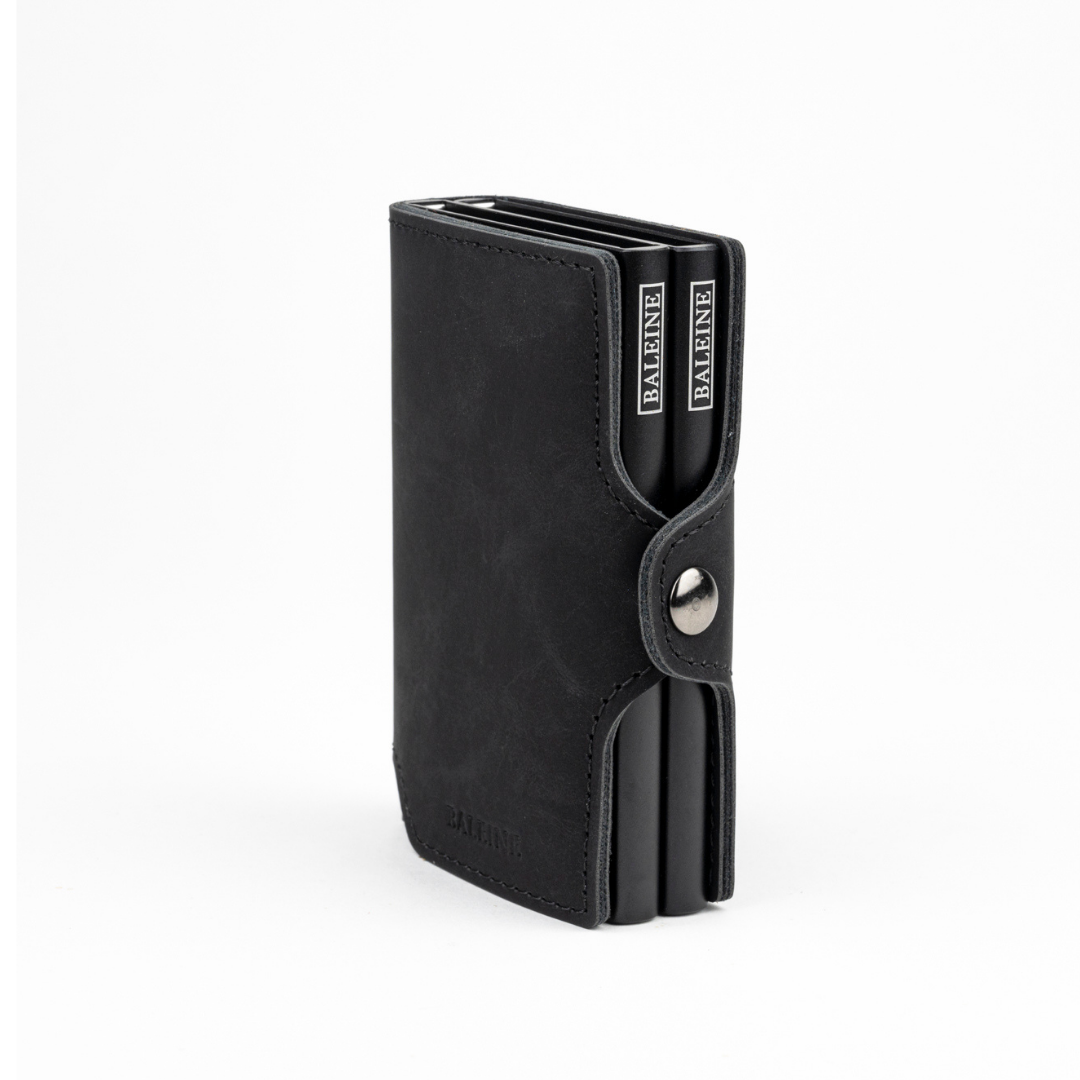 Double Kansas Leather - Full Black