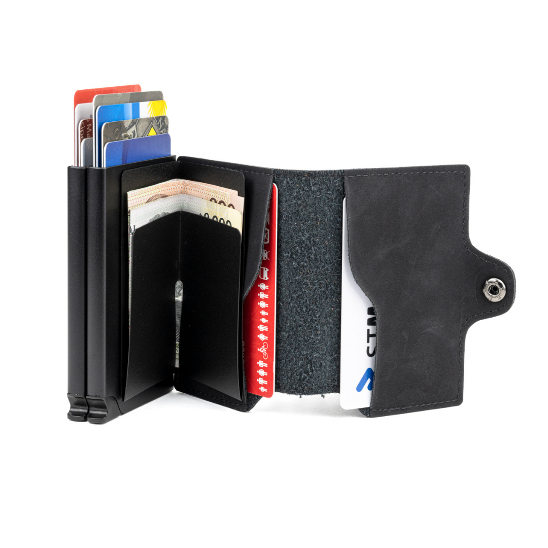 Double Kansas Leather - Full Black