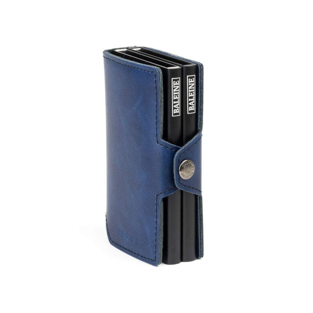 Double Kansas Leather - Midnight Navy