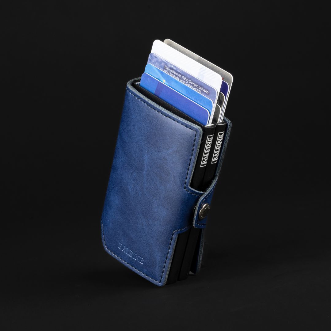 Double Kansas Leather - Midnight Navy
