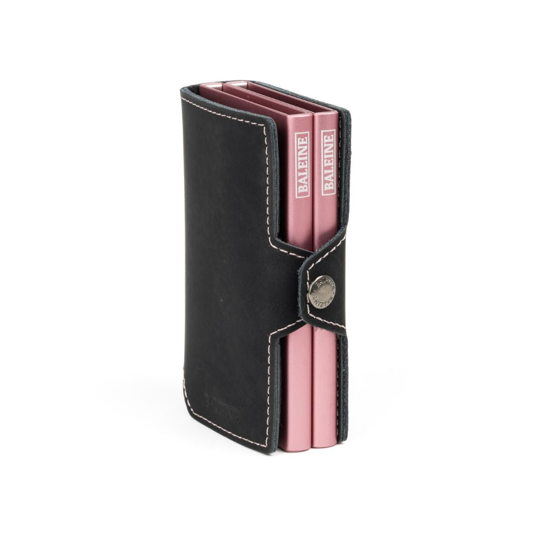 Double Kansas Leather - Dark Pink