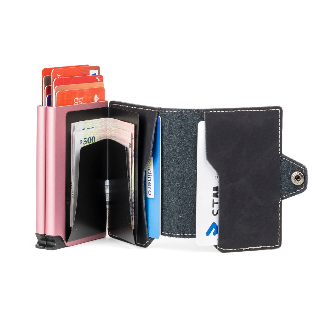 Double Kansas Leather - Dark Pink
