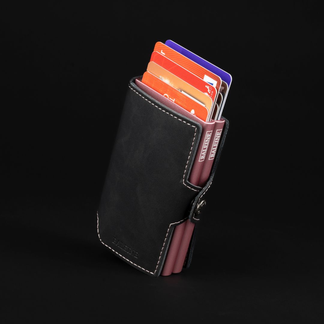 Double Kansas Leather - Dark Pink