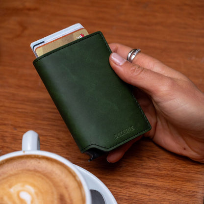 Kansas Leather - Army Green