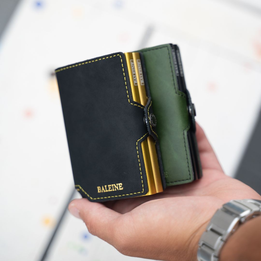 Double Kansas Leather - Army Green